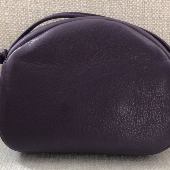 Valentino by Mario Valentino Quilted Leather Crossbody in Blackberry - Picture 3 of 10